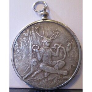 Celtic Lore - Cernunnos  & Morrigan  Coin/Pendant- Can make Two Necklaces in One